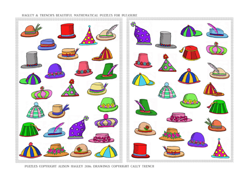Hagley and Trench's Beautiful Mathematical Puzzles for Pleasure: Hats Puzzle