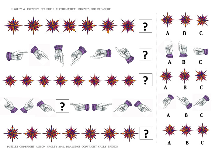 Hagley and Trench's Beautiful Mathematical Puzzles for Pleasure: Hands and Compasses Puzzle