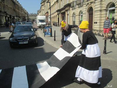 Portable Zebra Crossing Association by Ann Rapstoff, Philip Lee and Cally Trench