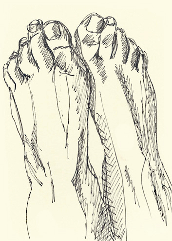 Drawing by Cally Trench