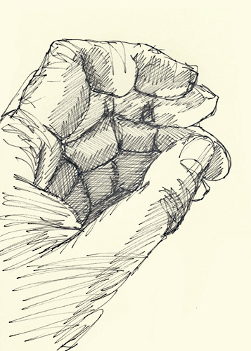 Drawing by Cally Trench