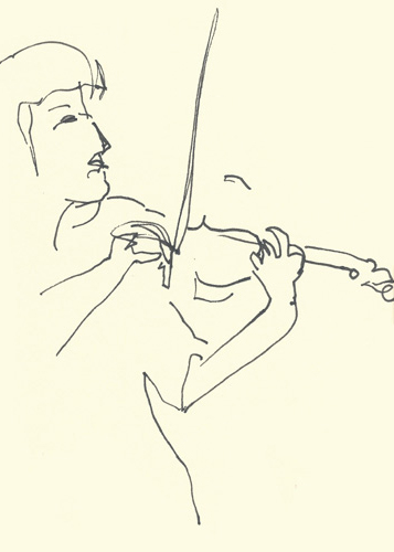 Drawing by Cally Trench