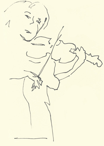 Drawing by Cally Trench