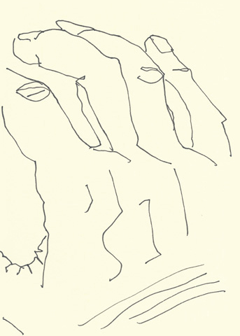 Drawing by Cally Trench