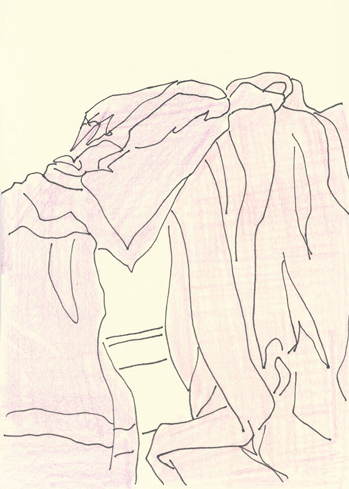 Drawing by Cally Trench