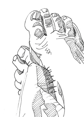 Drawing by Cally Trench