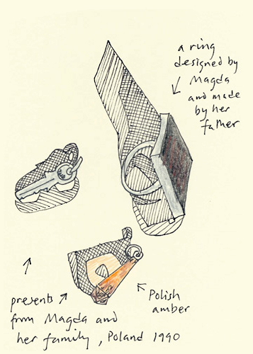 Drawing by Cally Trench