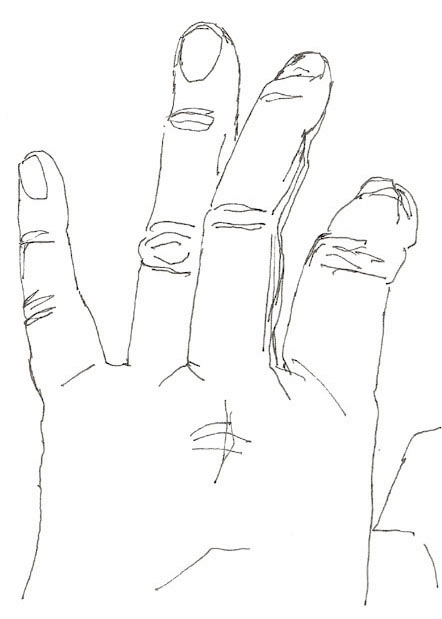 Drawing by Cally Trench