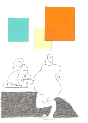 Drawing by Marco Cal&iacute