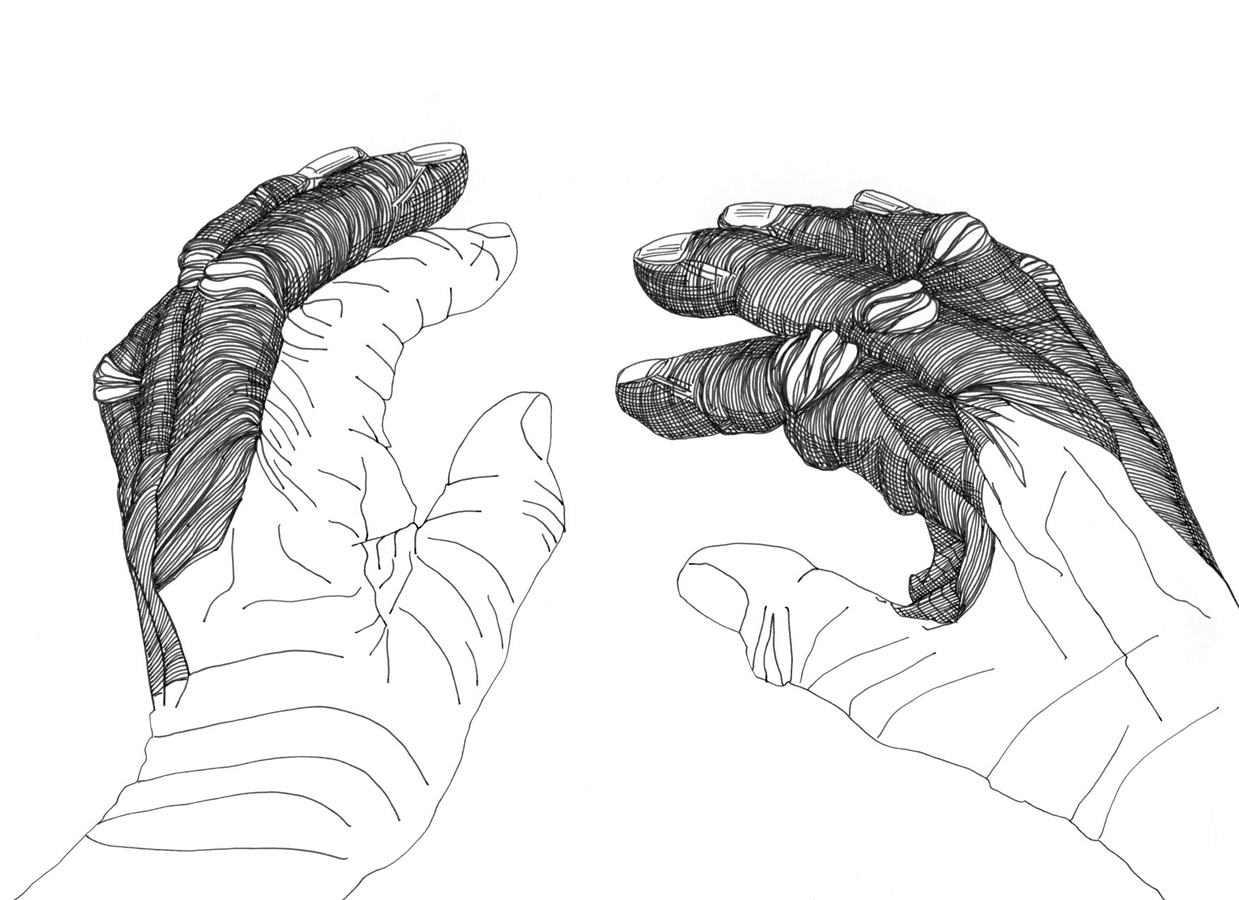 Cally Trench, Left Hand, Right Hand I: 007, Friday 11th August 2023, 2.31-3.31 pm