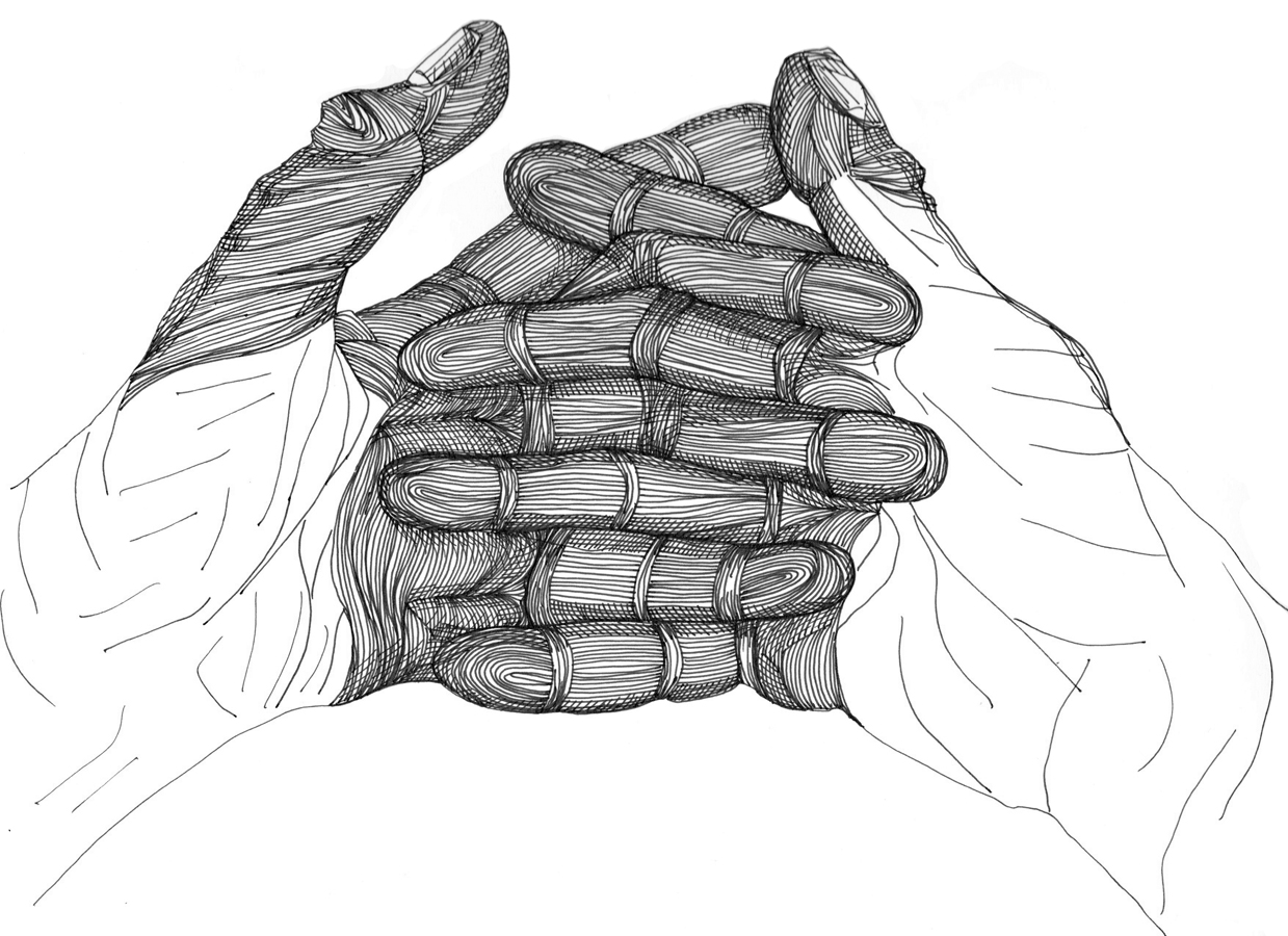 Cally Trench, Left Hand, Right Hand I: 021, Friday 25th August 2023, 11.11 am-12.11 pm
