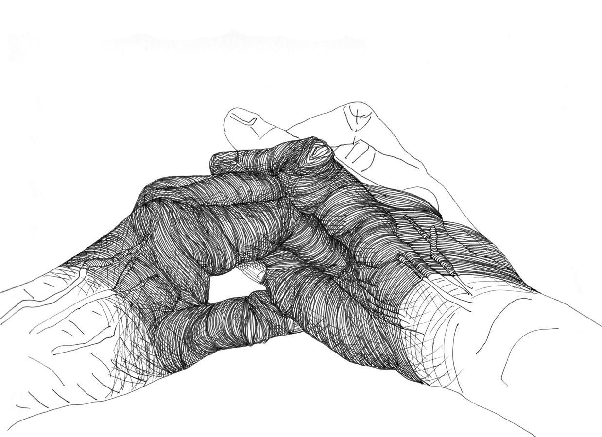 Cally Trench, Left Hand, Right Hand I: 070, Friday 13th October 2023, 12.54-1.54 pm