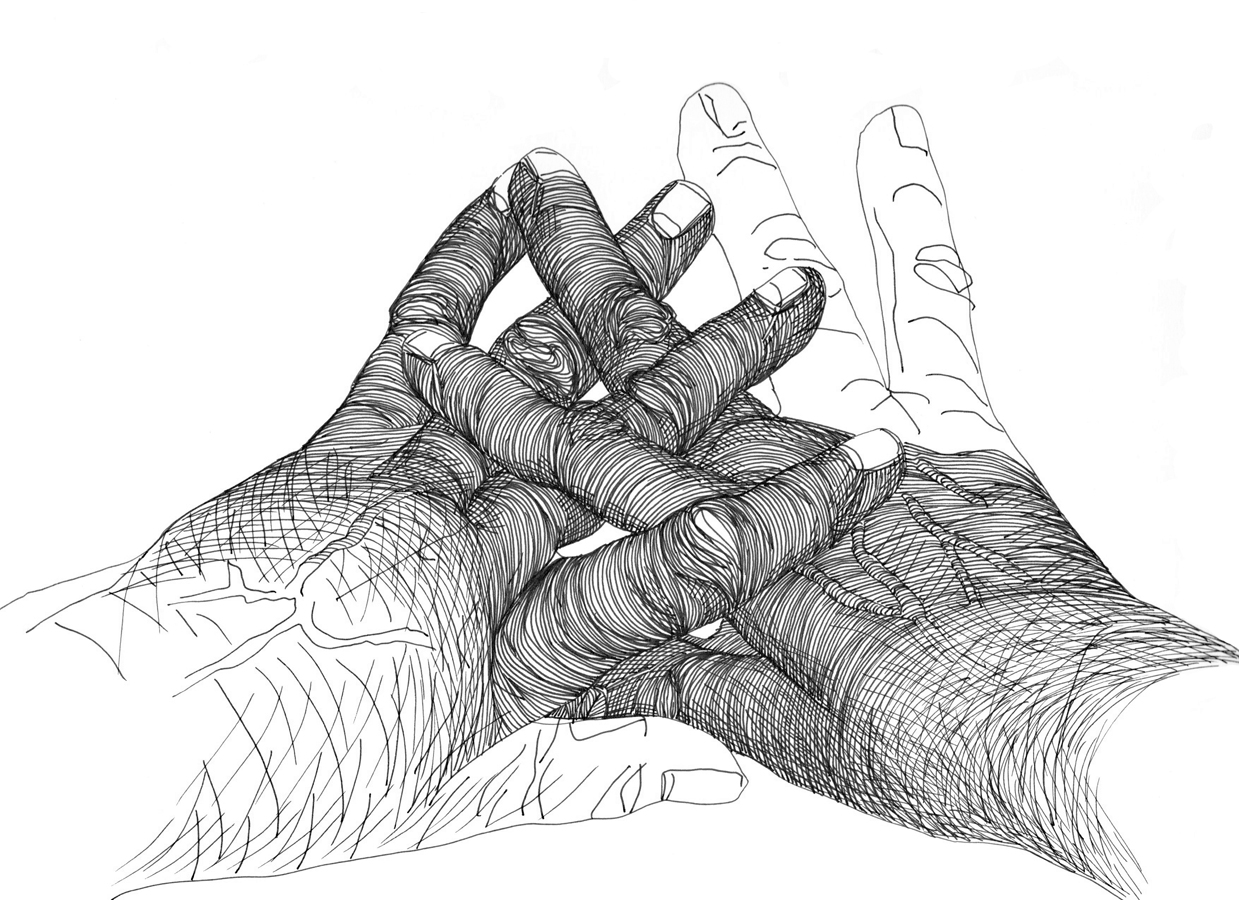 Cally Trench, Left Hand, Right Hand I: 091, Friday 3rd November 2023, 1.01-2.01 pm