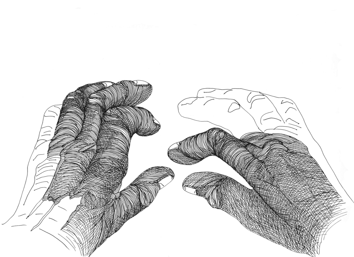 Cally Trench, Left Hand, Right Hand I: 112, Friday 24th November 2023, 2.56-3.56 pm