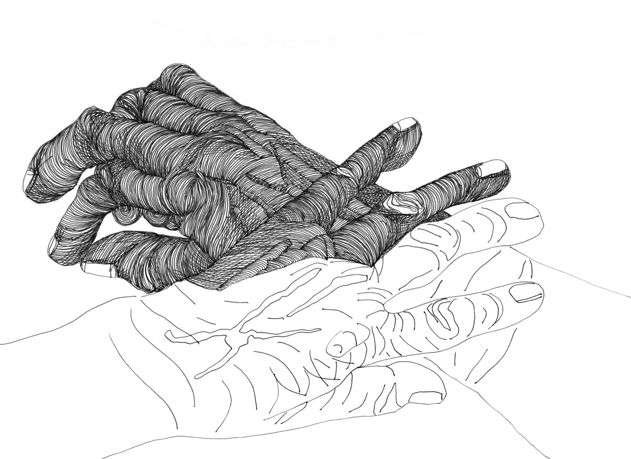Cally Trench, Left Hand, Right Hand I: 126, Friday 8th December 2023, 4.13-5.13 pm
