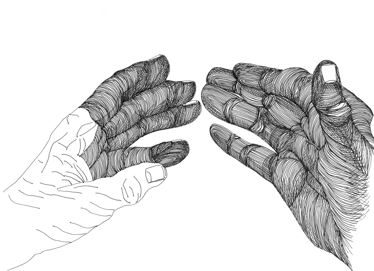 Cally Trench, Left Hand, Right Hand I: 147, Friday 29th December 2023, 2.39-3.39 pm