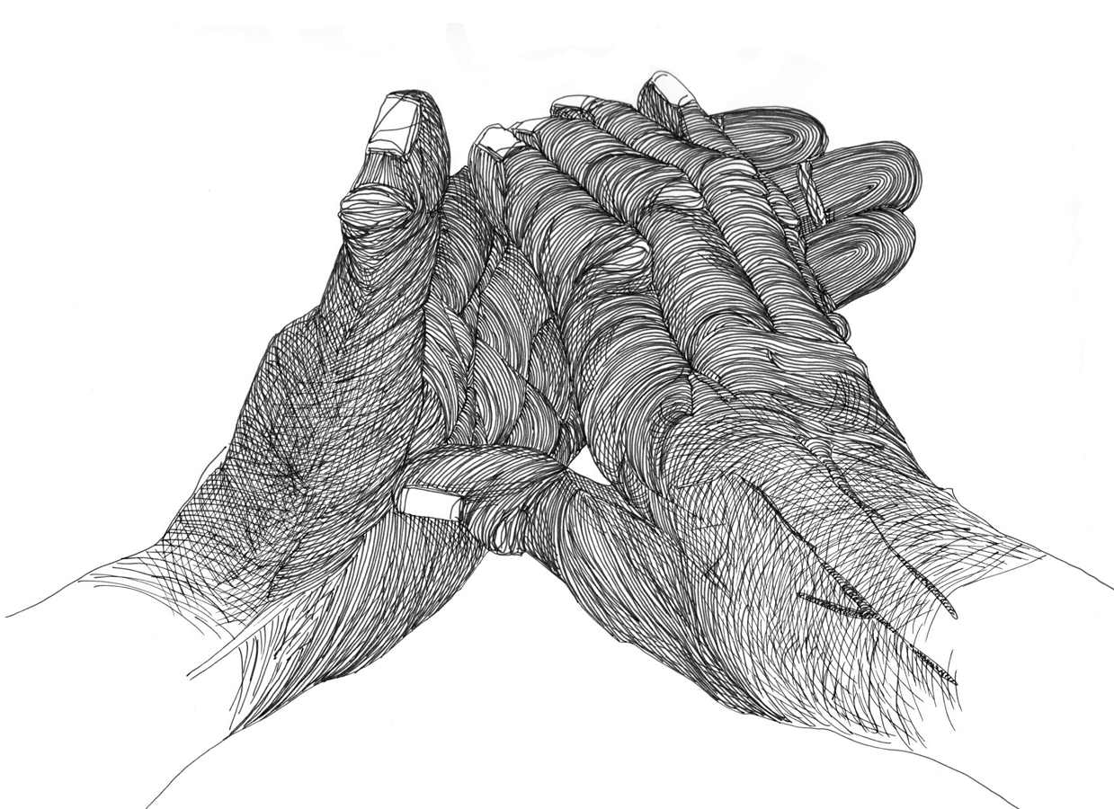 Cally Trench, Left Hand, Right Hand I: 161, Friday 12th January 2024, 3.44-4.44 pm
