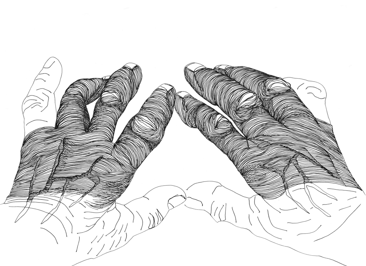 Cally Trench, Left Hand, Right Hand I: 168, Friday 19th January 2024, 10.39-11.39 am