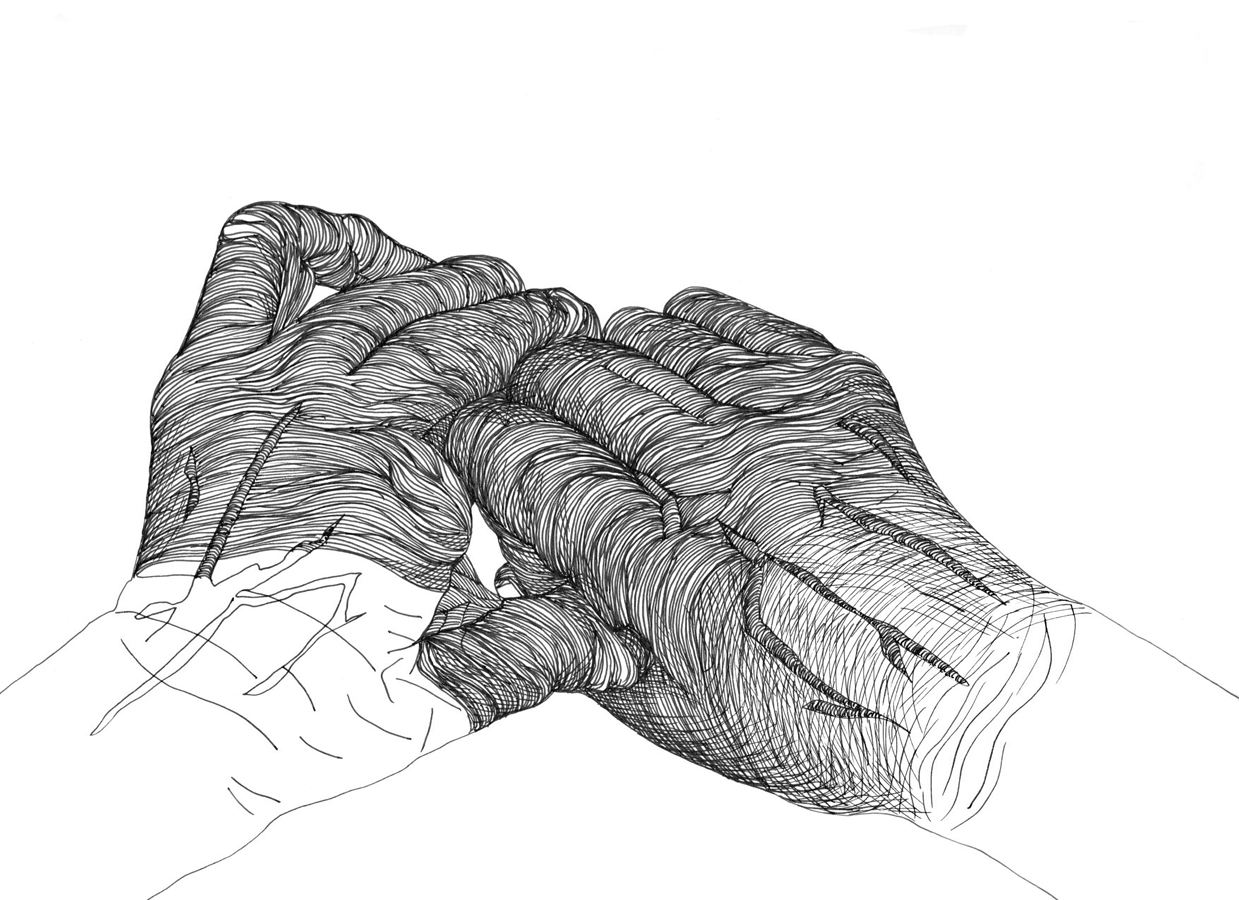 Cally Trench, Left Hand, Right Hand I: 175, Friday 26th January 2024, 12.59-1.59 pm