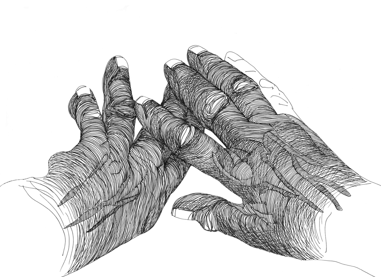 Cally Trench, Left Hand, Right Hand I: 252, Friday 12th April 2024, 2.34-3.34 pm