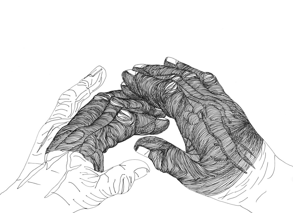 Cally Trench, Left Hand, Right Hand I: 266, Friday 26th April 2024, 1.23-2.23 pm