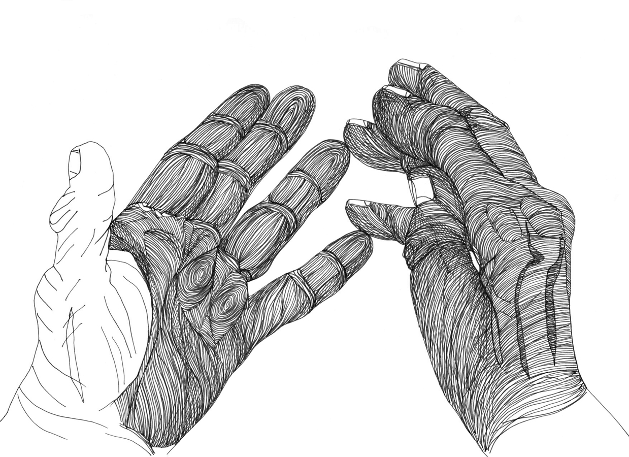 Cally Trench, Left Hand, Right Hand I: 301, Friday 31st May 2024, 10.31-11.31 am