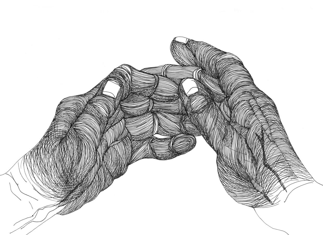 Cally Trench, Left Hand, Right Hand I: 308, Friday 7th June 2024, 2.12-3.12 pm