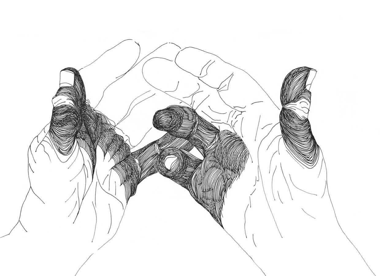 Cally Trench, Left Hand, Right Hand II 336/702, Sunday 6th July 2025, 12.15 - 1.00 pm