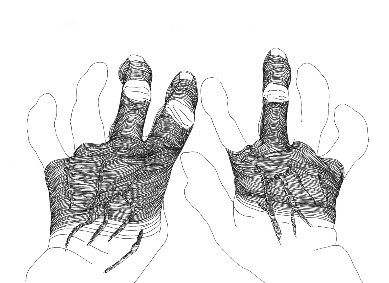 Cally Trench, Left Hand, Right Hand II 343/709, Sunday 13th July 2025, 11.23 am - 12.08 pm