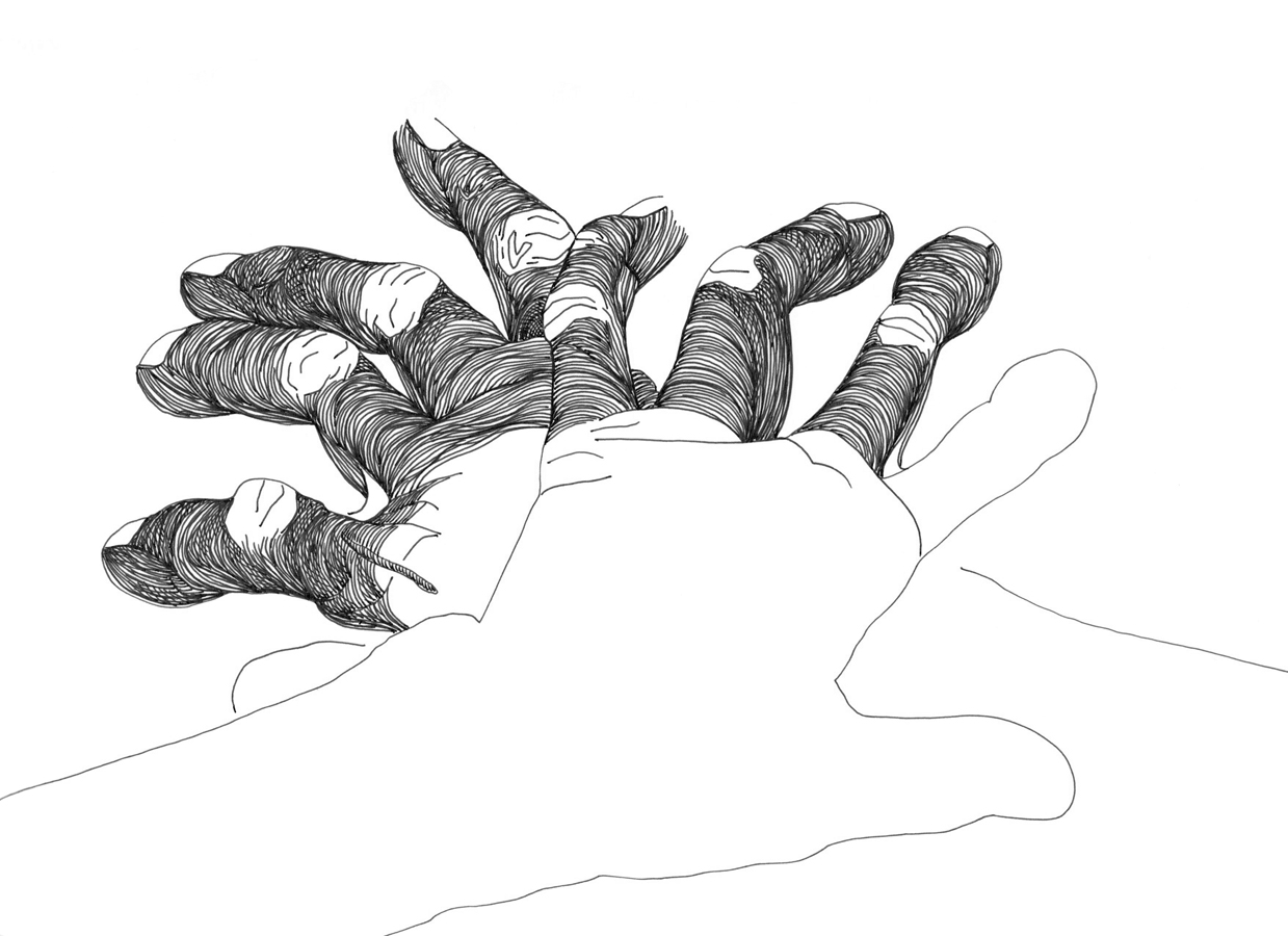 Cally Trench, Left Hand, Right Hand II 350/716, Sunday 20th July 2025, 1.34 - 2.19 pm